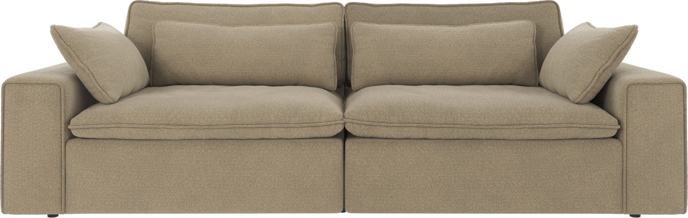 Mørk Beige Rawlins 3-personers Sofa - Elegant Design