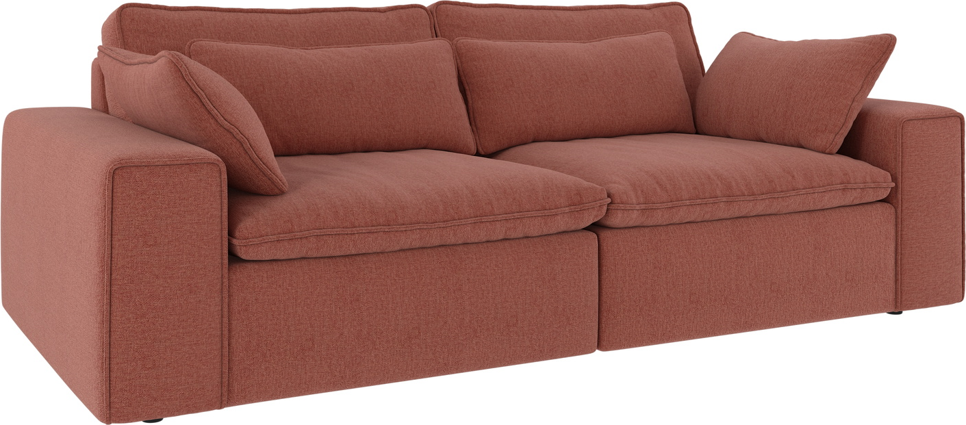 Rød 3-personers sofa Rawlins Brenda - Komfort og stil