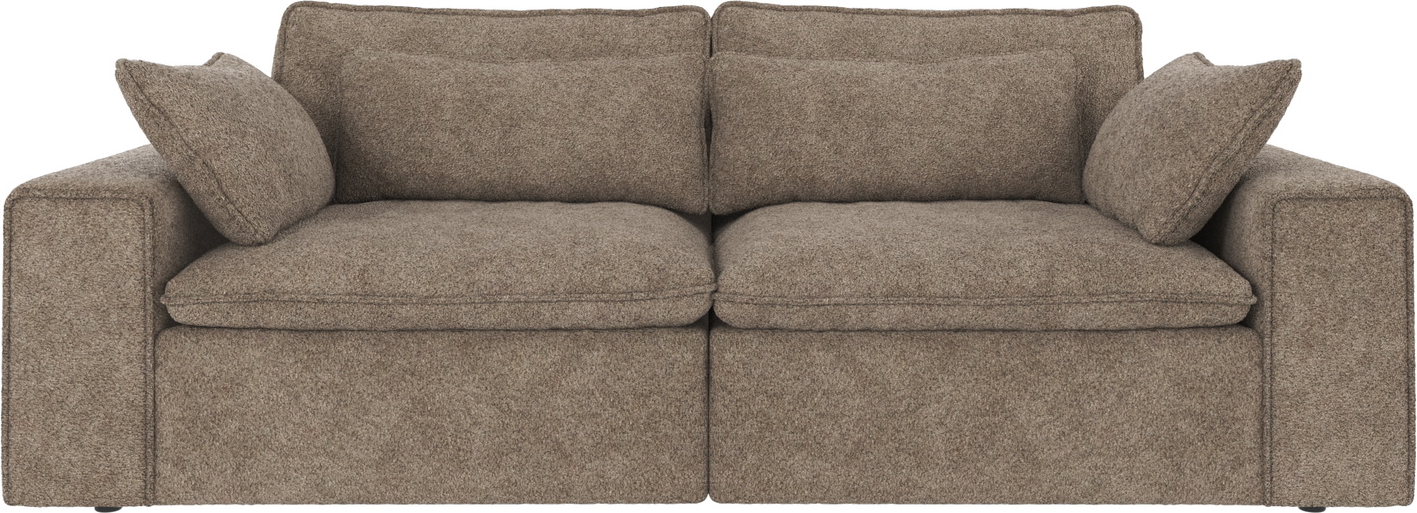 Mørk Beige 3-personers Rawlins Sofa - Komfort til Hjemmet