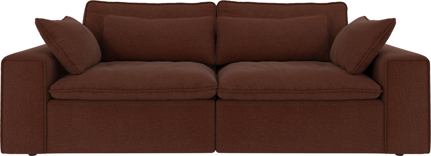 Rød 3-personers Rawlins Rita Sofa i 100% Polyester