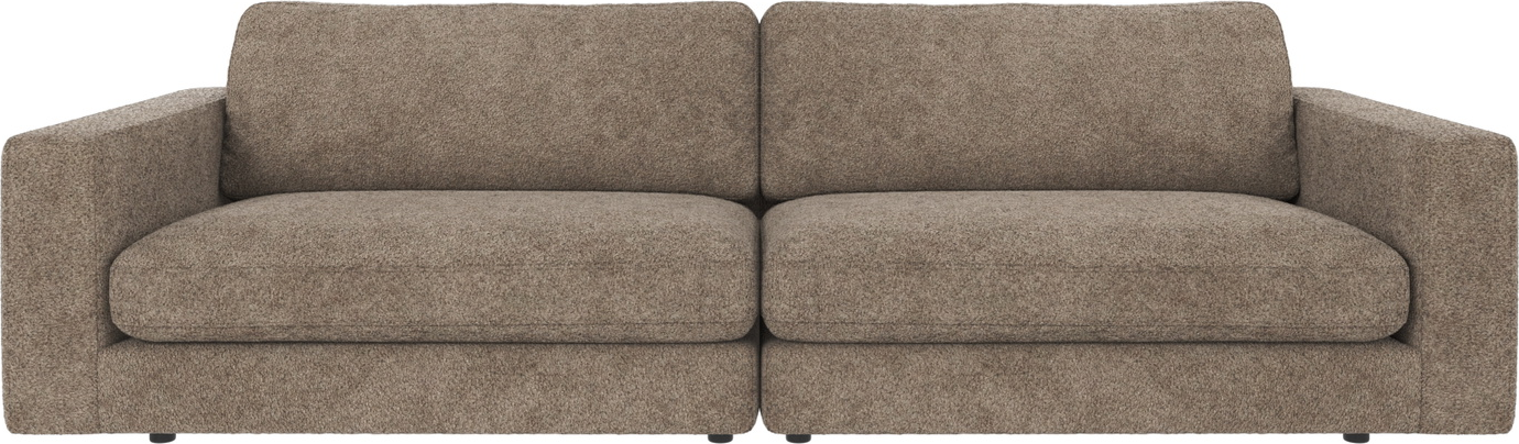 Duncan 3-personers sofa i mørk beige - Skandinavisk design