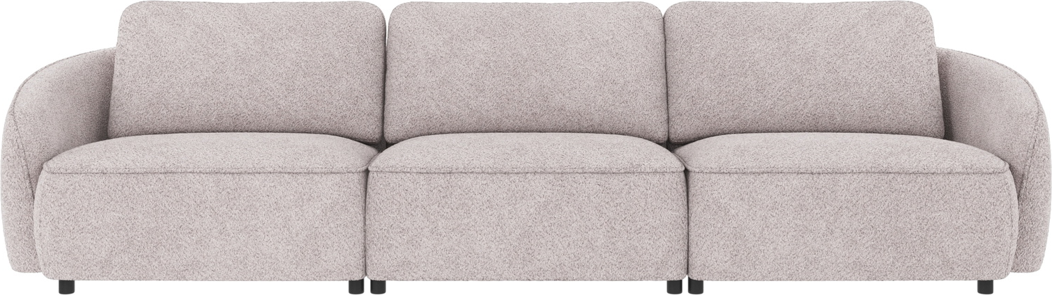 Lysegrå Personers Norris Anna Polyester 319x102 Med Koldskum Fsc Mix Ramme Rowico Sofa - 7340126574485
