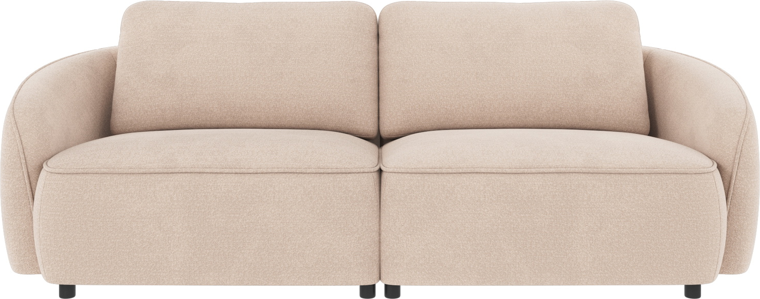 Trepersoners Norris Sofa i Lys Beige - Skandinavisk Design
