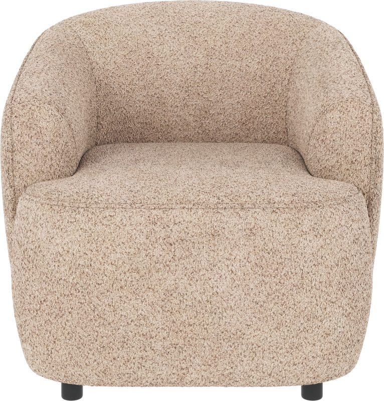 Lysebeige Loungestol Dermot Anna Polyester Rowico Lænestol - 7340126585955
