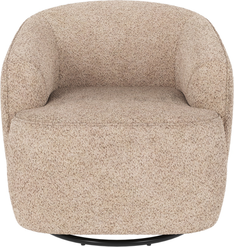 Lysebeige Loungestol Dermot Drejbar Gyngefunktion Anna Polyester Fsc Mix Certificeret Rowico Lænestol - 7340126585986