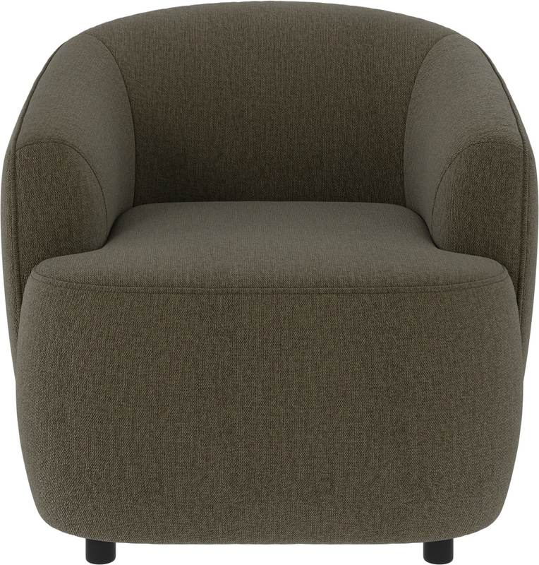 Grøn Loungestol Dermot Polstret Dyb Brenda Polyester Fsc Mix Rowico Lænestol - 7340126590003