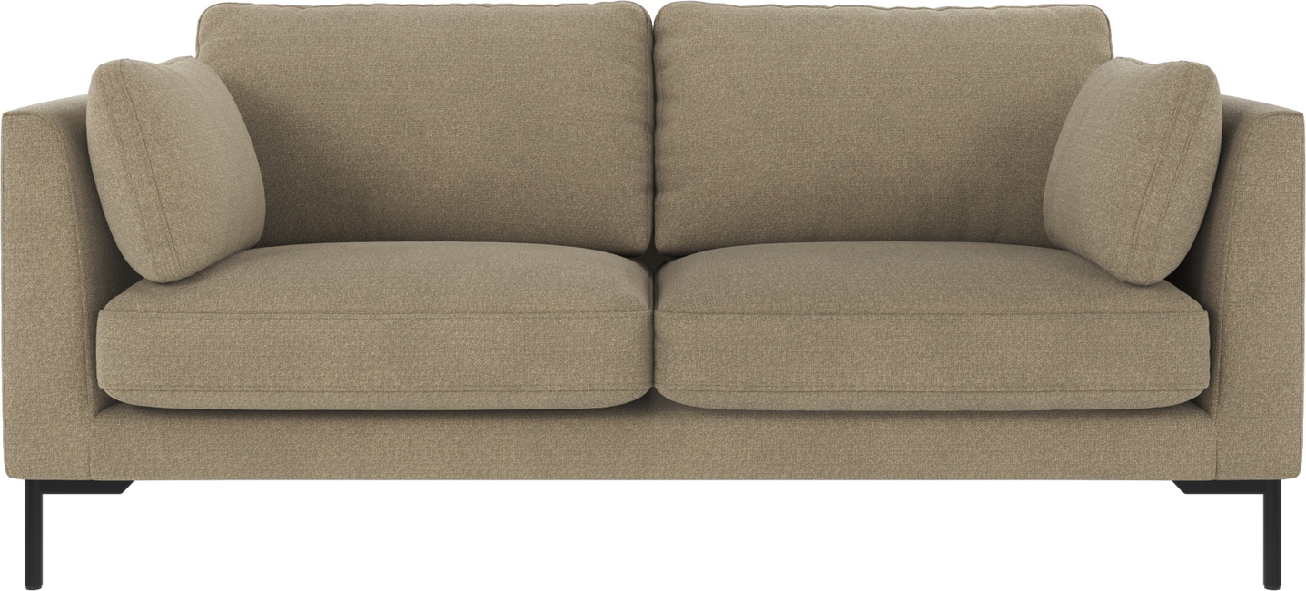 Sort Personers Corwin Rita Mørk Beige Pulverlakeret Stel Rowico Sofa - 7340126589694
