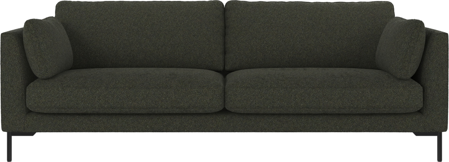 Elegant 3-personers Sofa i Dyb Mørkegrøn - Rowico Corwin