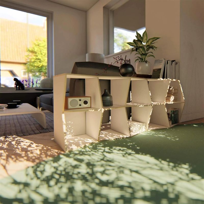 Moderne MESH Reol fra Radis - Unikt Design 151x61