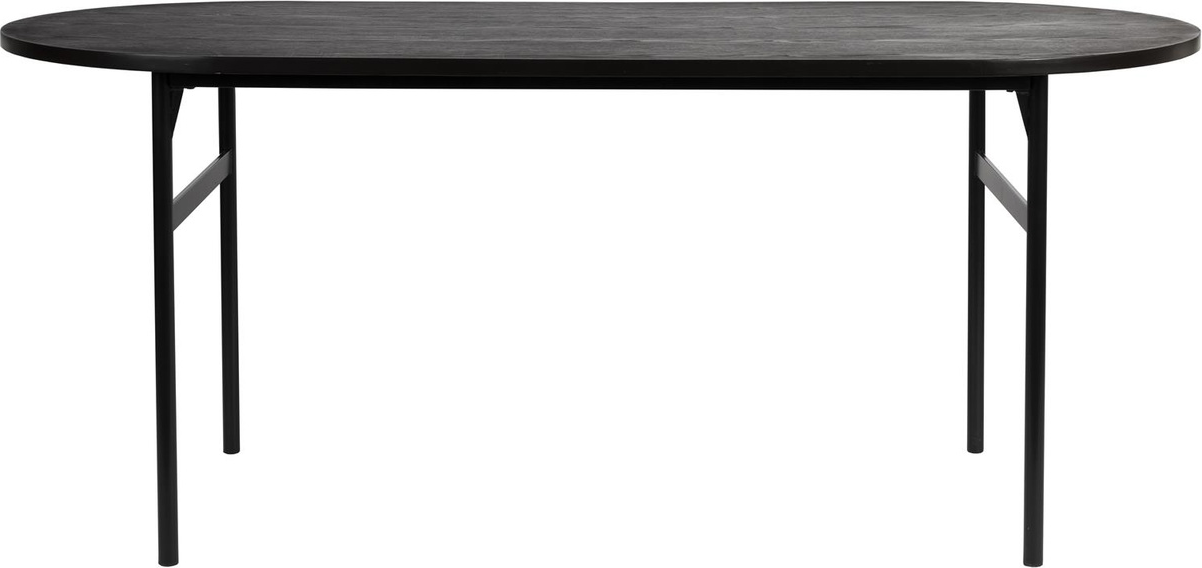 Elegant Marcio Oval Spisebord i Mørk Natur – Tilbud!