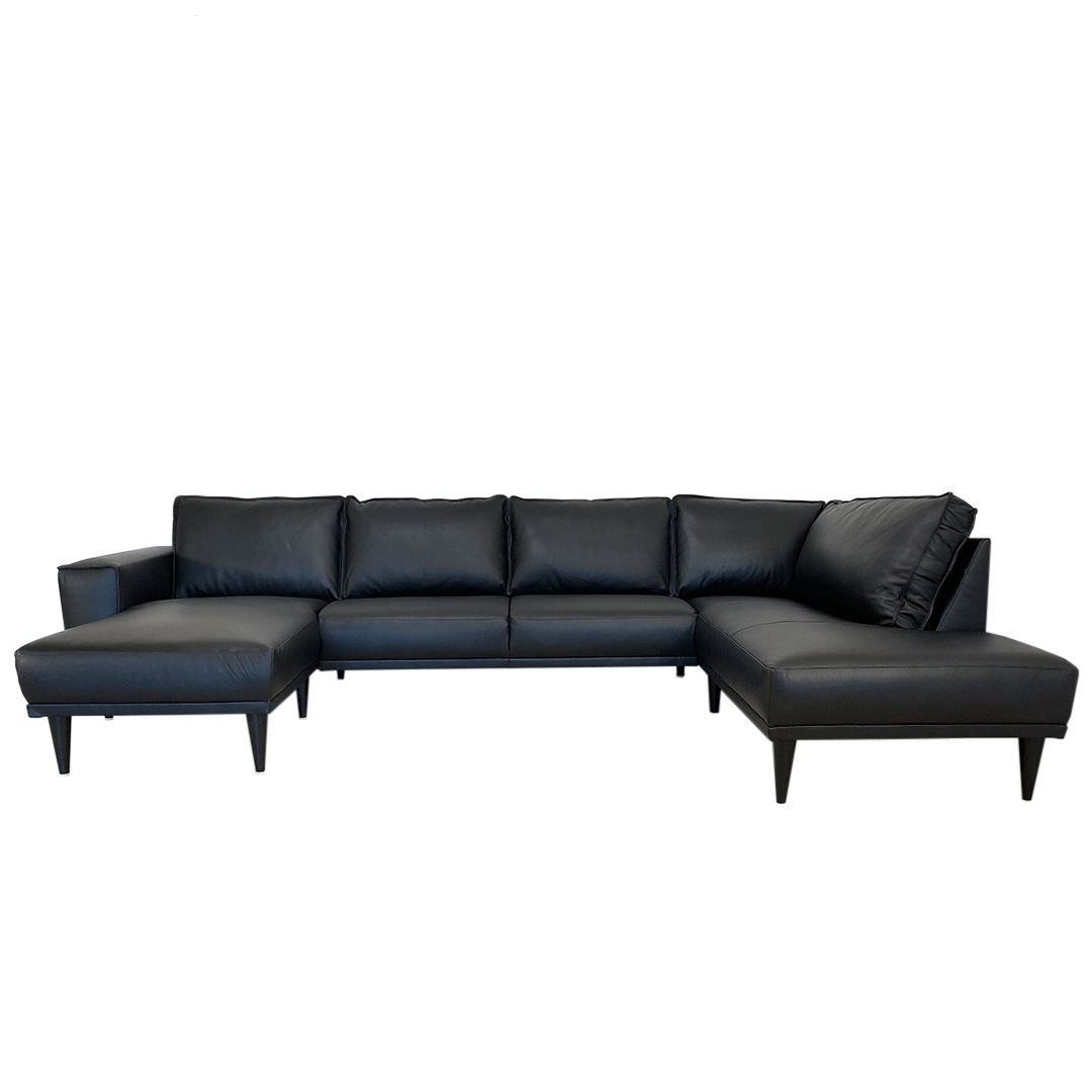 Scott ægte Læder Hjort Knudsen Sofa