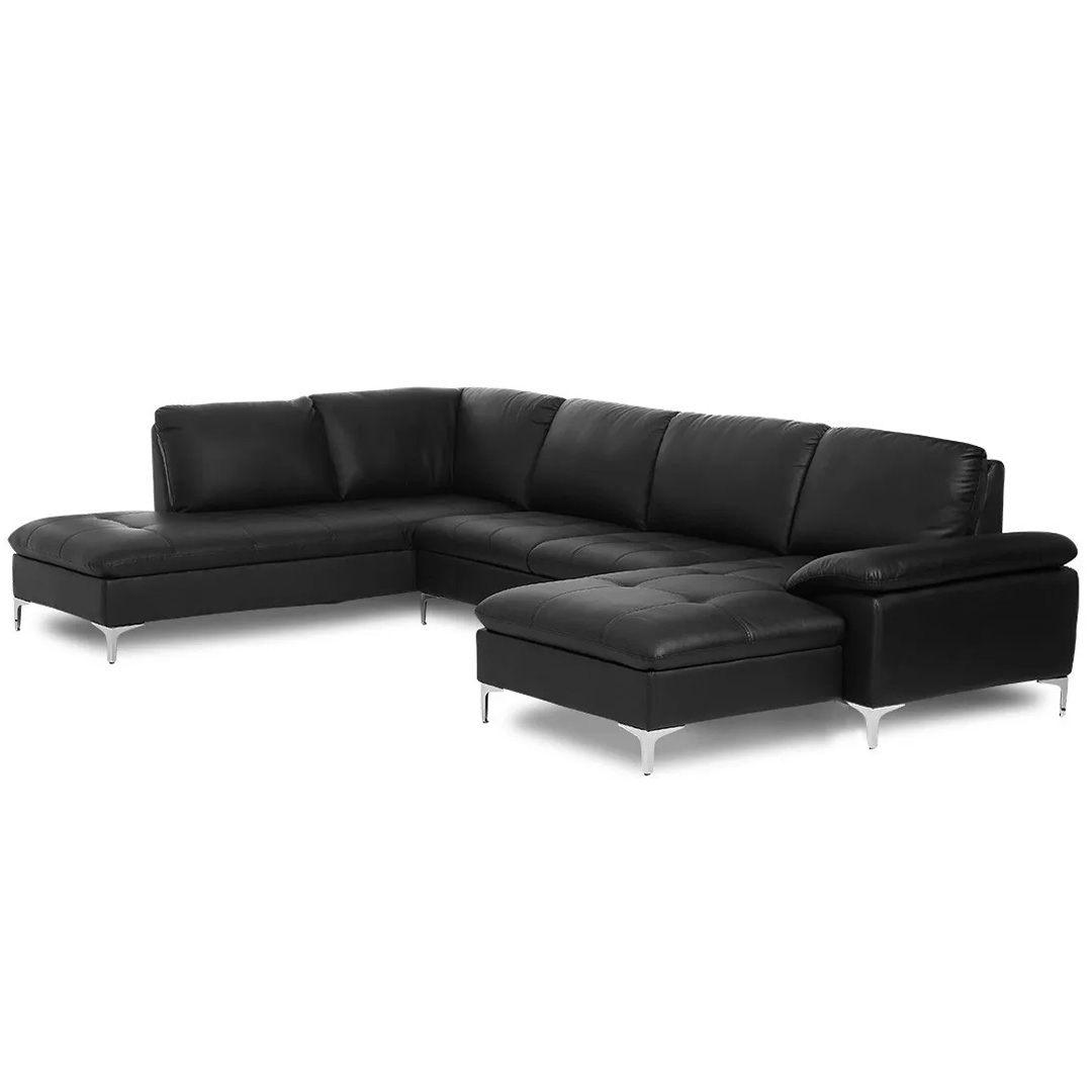 Sort Valencia Læder Hundevad Sofa