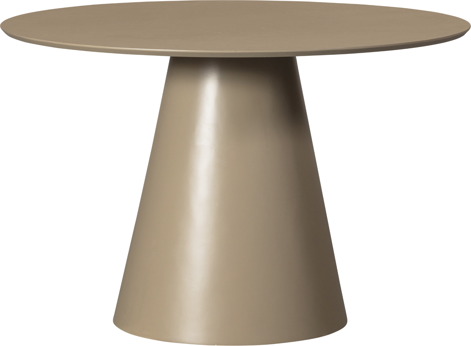 Militærbrun Rundt Jorre Ø120 H76 Robust Mdf Woood Spisebord - 8714713177295