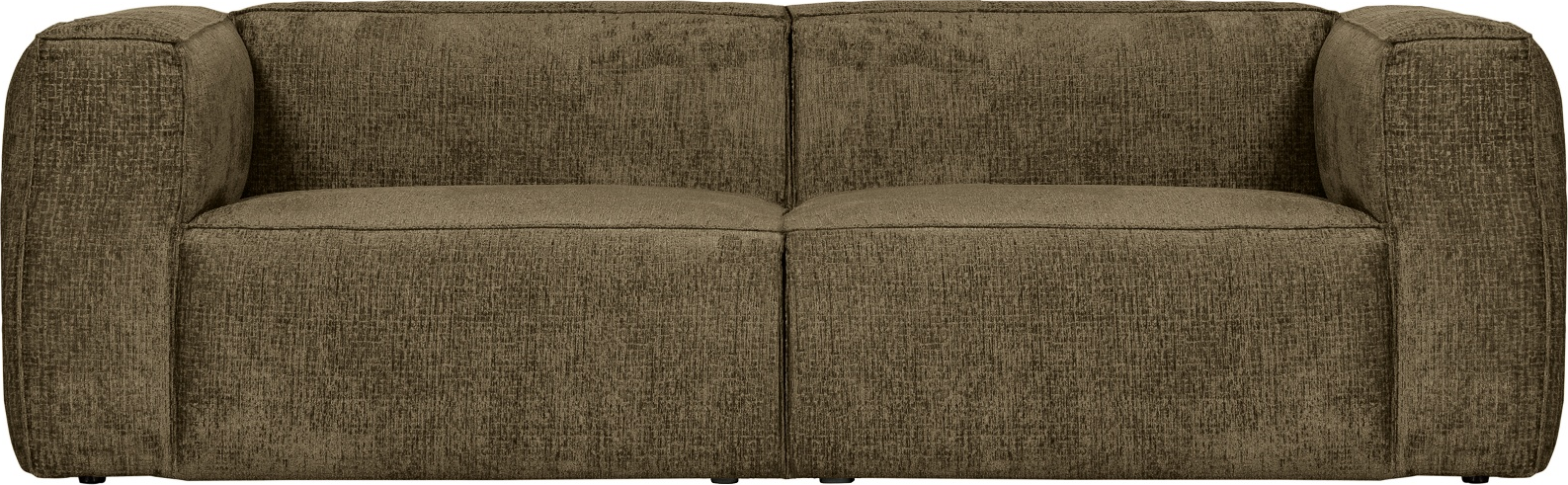 Grøn Personers Bean Strukturfløjl L246 Modulopbygget Robust Design Woood Sofa - 8714713189748