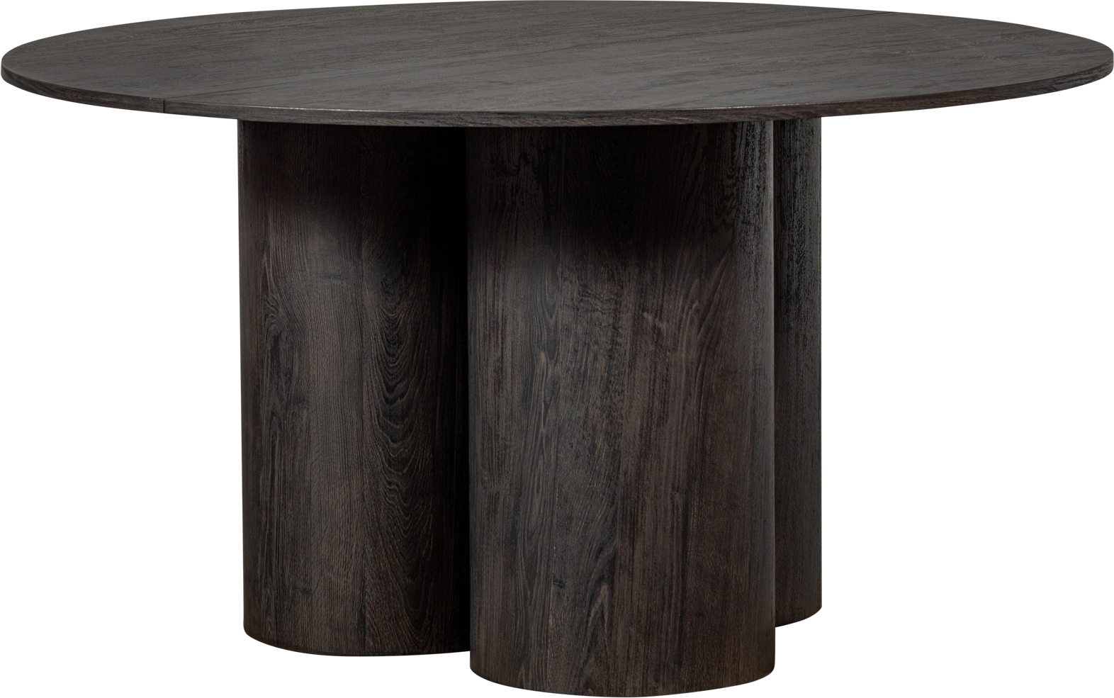 Mørkebrun Collection Oona Rundt Ø140 Mdf Robust Design Til Personer Woood Spisebord - 8714713198979