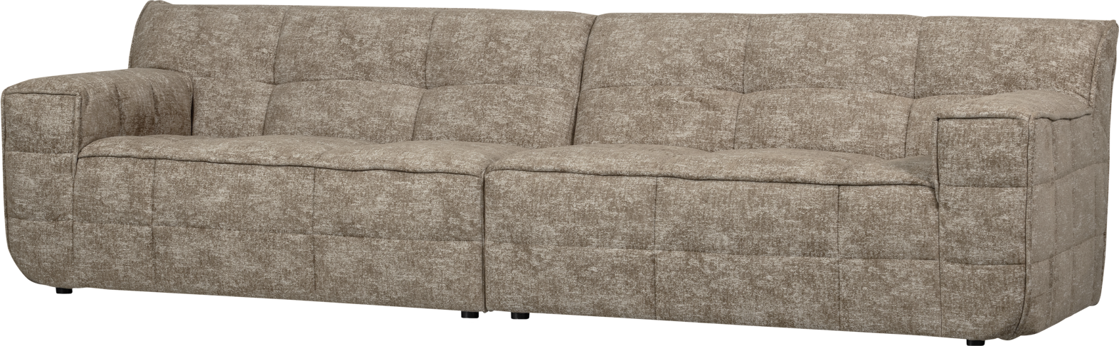 Naturfarvet Timor Chenille Polyester Sofa til 4 personer