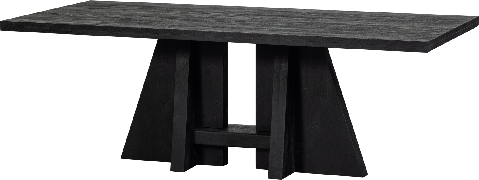 Sort Collection Kean Mat Mangotræ Plankebord 100x220 Woood Spisebord - 8714713199273