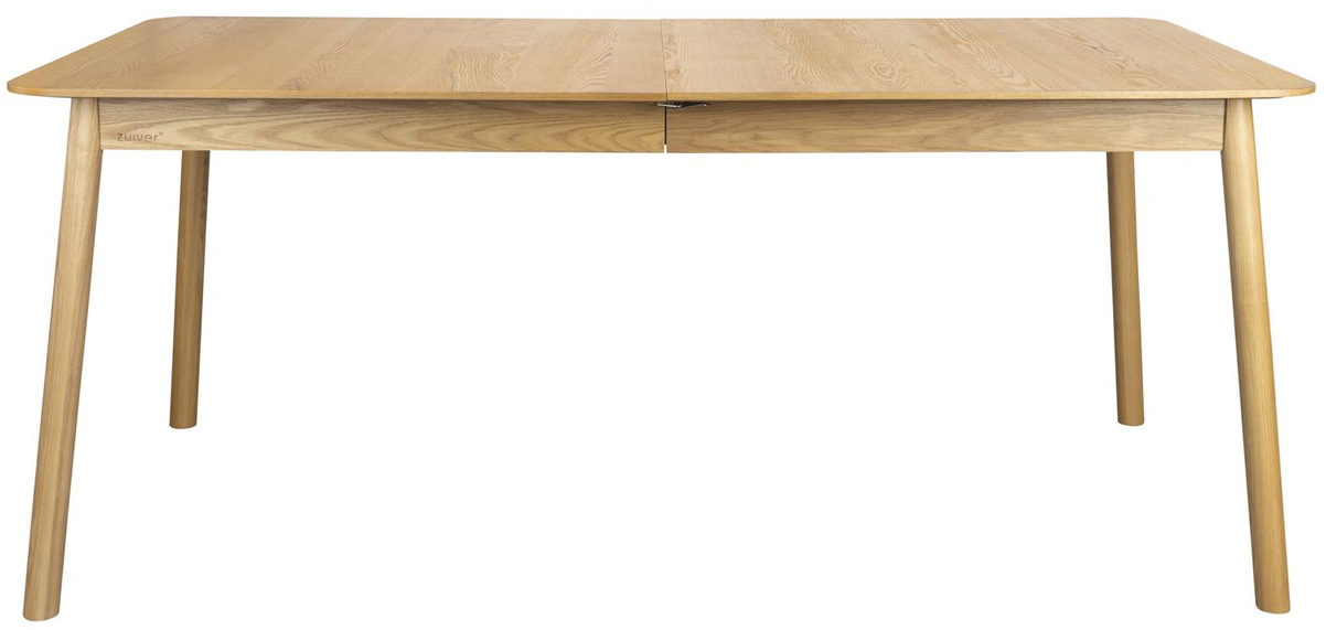 Natur Med Udtræk Glimps 180x90 Egefinr & Asketræsben Zuiver Spisebord - 8718548041288