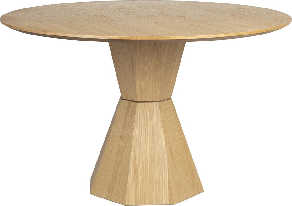 Natur Lotus Ø120 Rund Akacietræ Zuiver Spisebord - 8718548075825