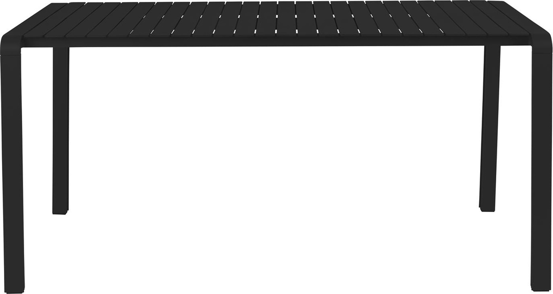 Antracit Udendørs Vondel Pulverlakeret Aluminium L168 B87 Zuiver Spisebord - 8718548055537