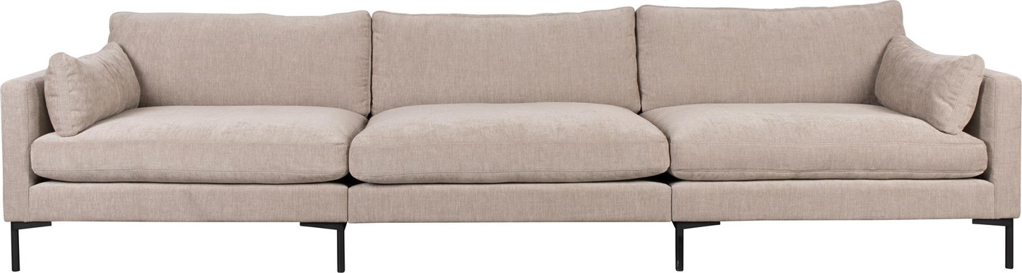 Elegant Stenlysgrå 4-Personers Sofa fra Zuiver - Stilfuld Komfort