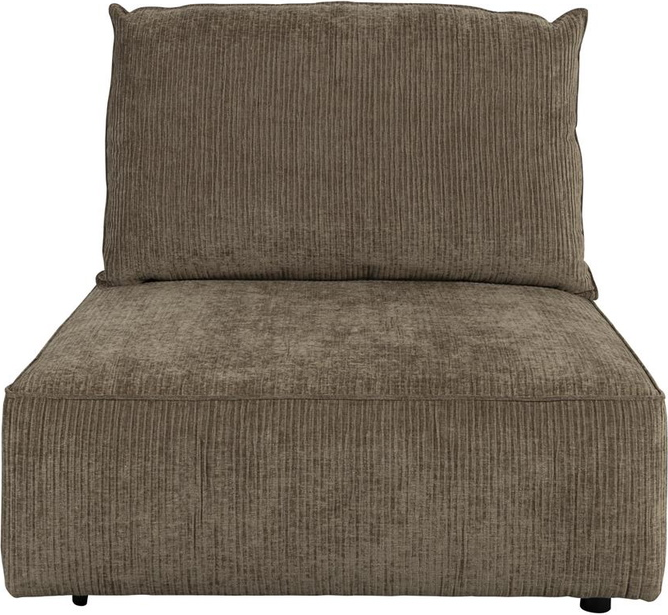 Gråbrun Personers Element Hunter Ribbet Stof H87xb99xl100 Zuiver Sofa - 8718548068513