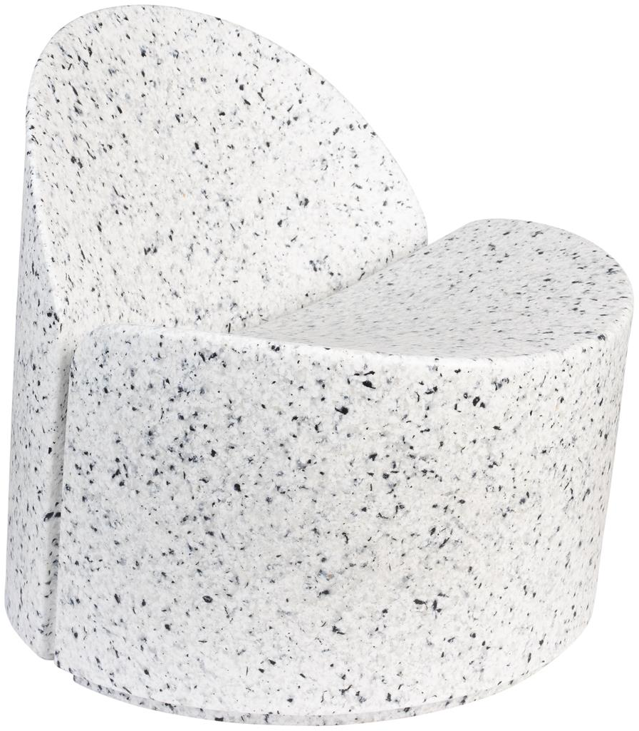 Hvid Loungestol Bloom Offwhite økopixel Bæredygtigt Design Zuiver Lænestol - 8718548060326