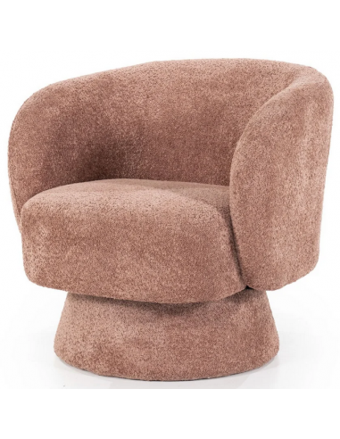 Moderne Balou Lænestol i Terracotta Polyester - 5 ugers levering