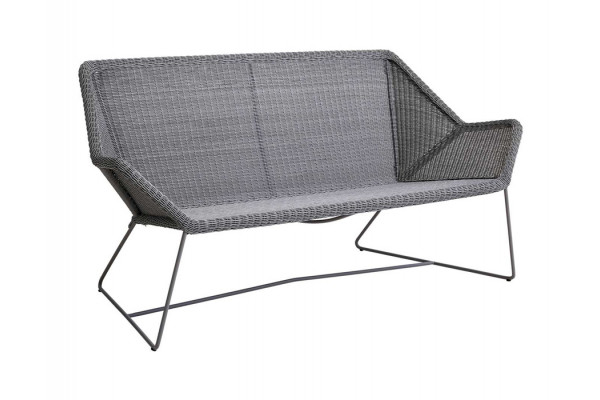 Cane-line Breeze Pers Sofa i Lys Grå - Stil til Haven
