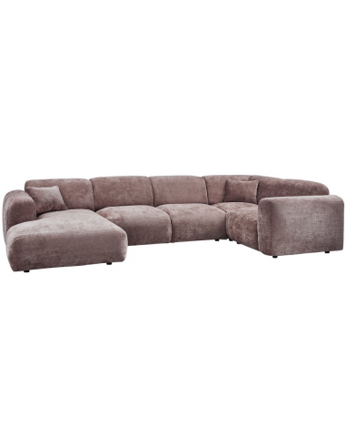 Cloud Højrevendt Chenille Sofa 345x198 cm - Taupe Design