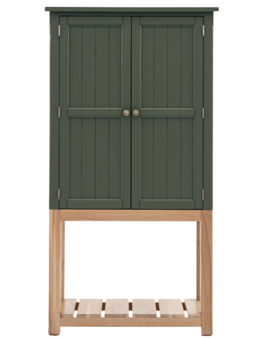 Eton Mosgrøn Vitrineskab i Egetræ og MDF – Elegant Design