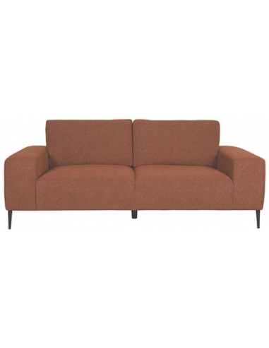 Ferraro 3-Personers Sofa i Sort Metal og Boucl Polyester