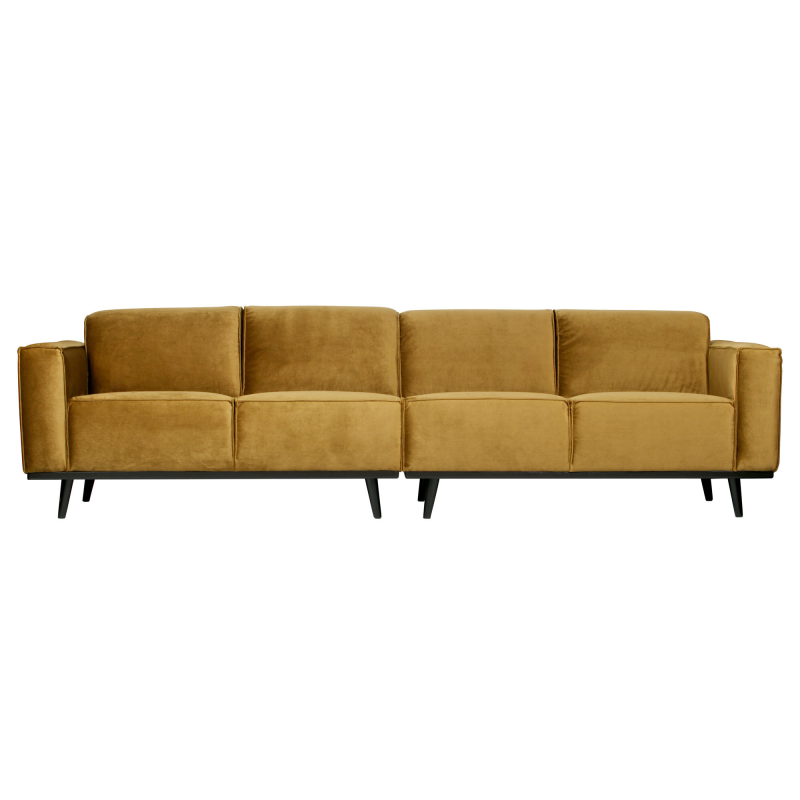 Gul Statement Pers 280 Velour Honey Yellow Bepurehome Sofa - 8714713087891