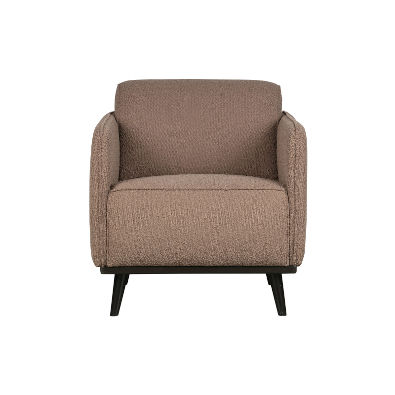 Brun Statement Boucle Nougat Bepurehome Lænestol - 8714713118274