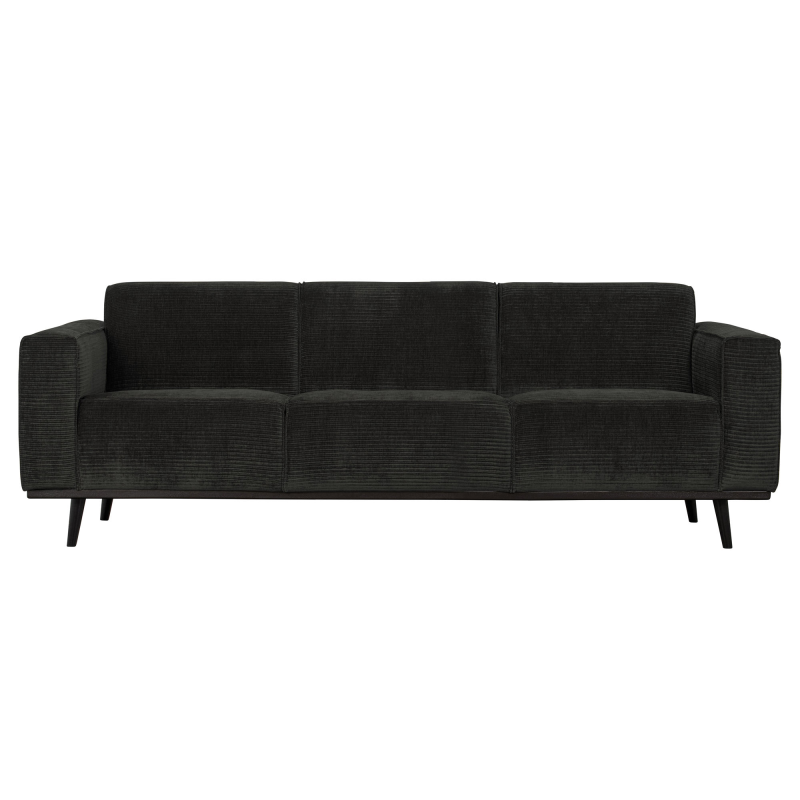 Grå Statement Pers 230 Flat Rib Graphite Bepurehome Sofa - 8714713139644