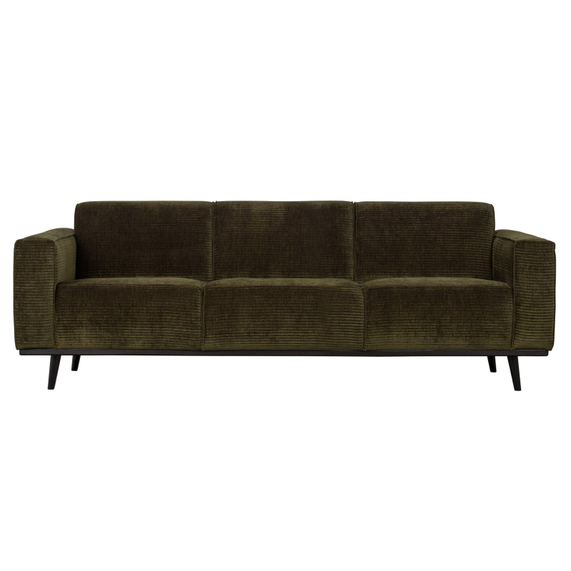 Grøn Statement Pers 230 Flat Rib Warm Green Bepurehome Sofa - 8714713139606