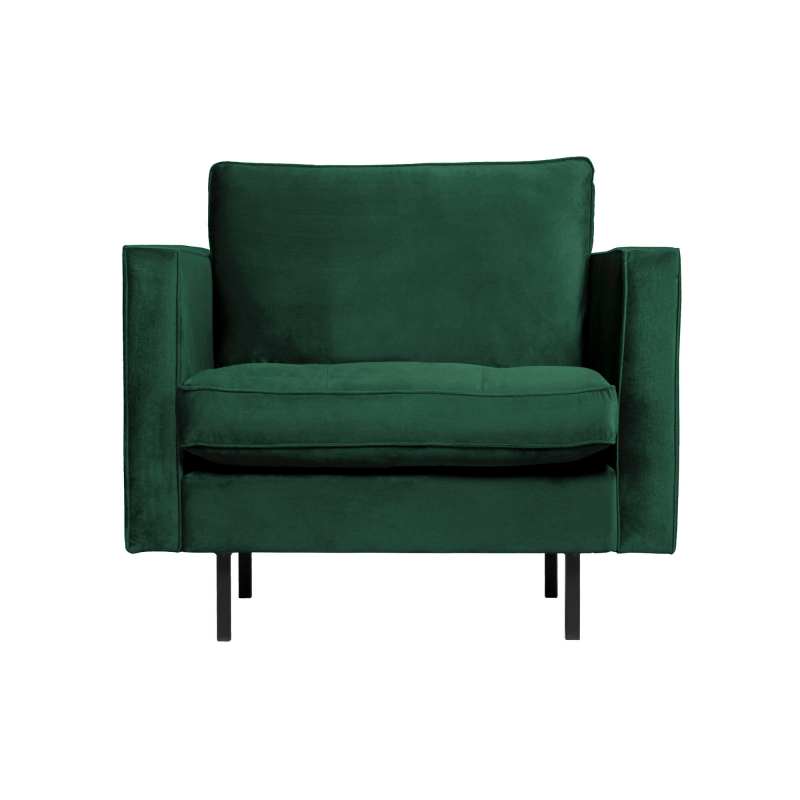 Grøn Rodeo Classic Velour Forest Green Bepurehome Lænestol - 8714713106783
