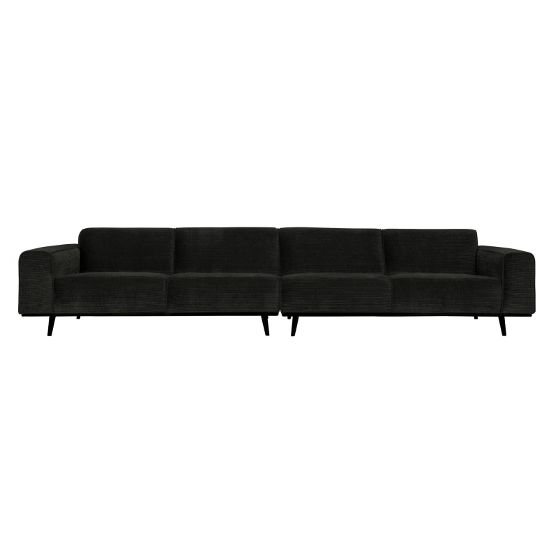 Grå Statement Pers 372 Flat Rib Graphite Bepurehome Sofa - 8714713139927
