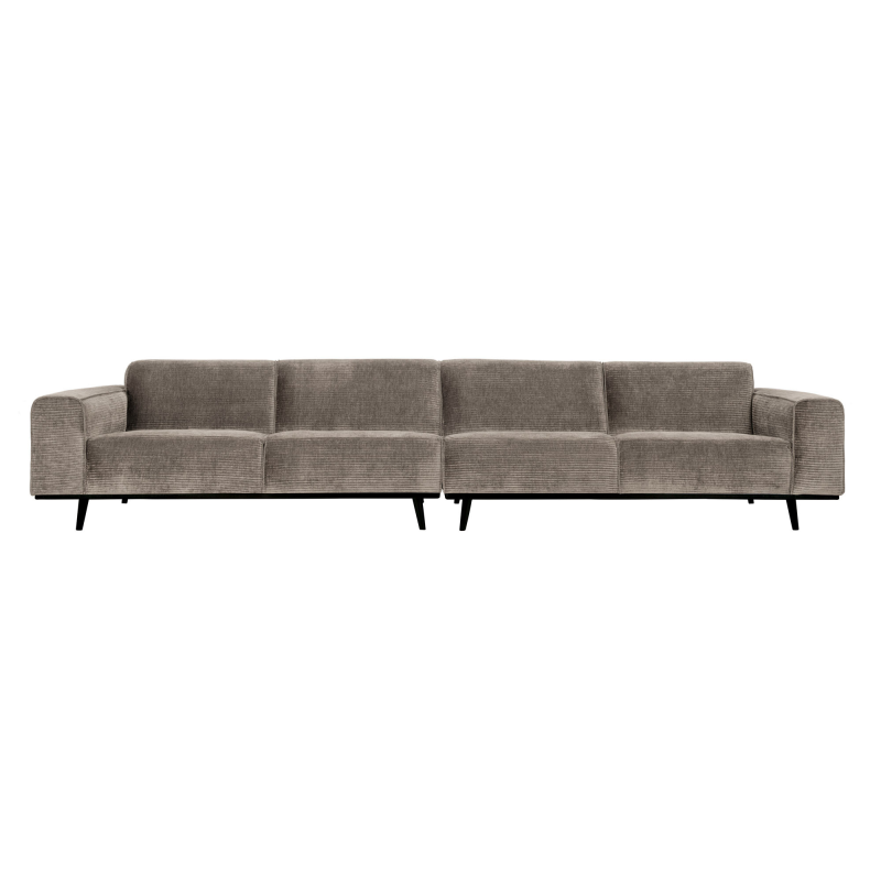 Grå Statement Pers 372 Flat Rib Clay Bepurehome Sofa - 8714713139866