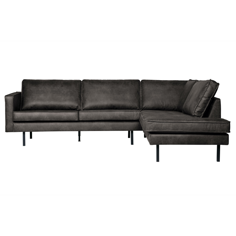Sort Rodeo Hjørne Højrevendt Black Bepurehome Sofa - 8714713090990