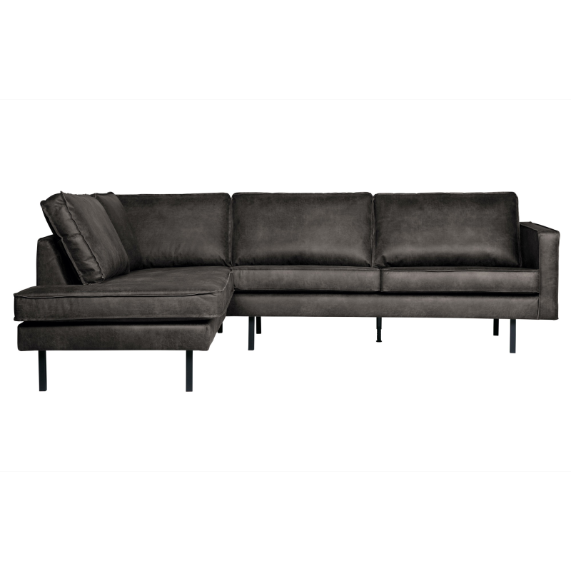 Sort Rodeo Hjørne Venstrevendt Black Bepurehome Sofa - 8714713091119