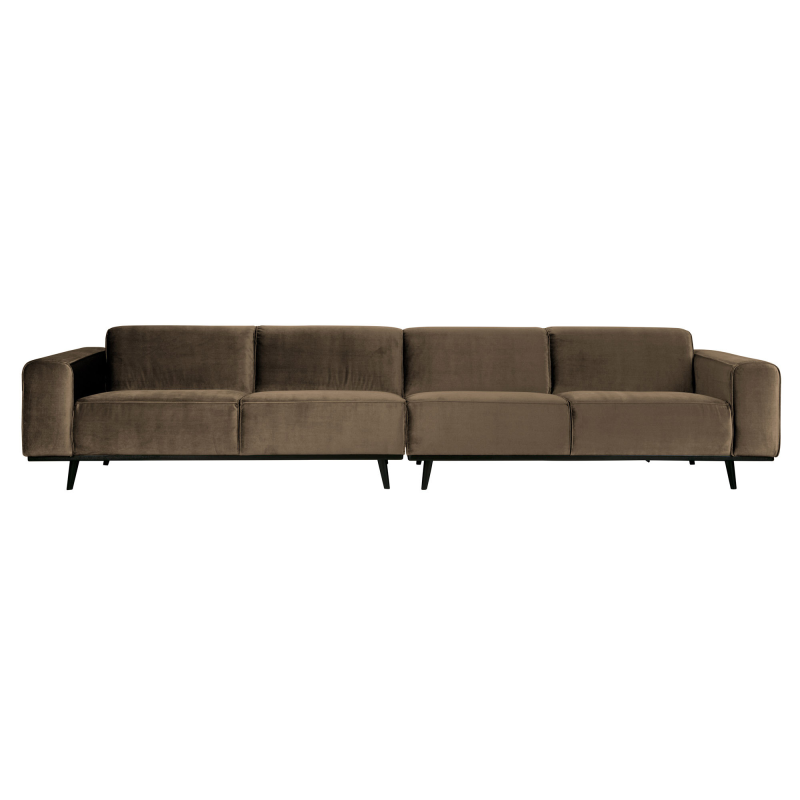 Brun Statement Pers 372 Velour Taupe Bepurehome Sofa - 8714713088003