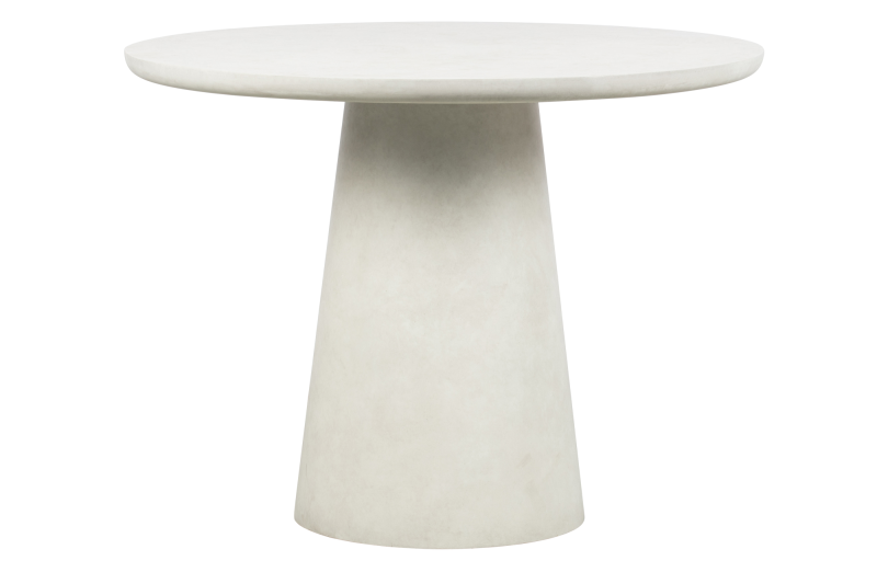 Hvidt Damon Spisebord 76xØ100 - Stilfuldt og Robust Design