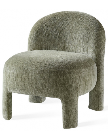 Moderne Grøn Launo Chenille Lænestol H72 - Unik Stil