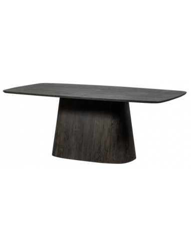 Leah Mørkebrun MDF Spisebord - Moderne Design 200x105 cm