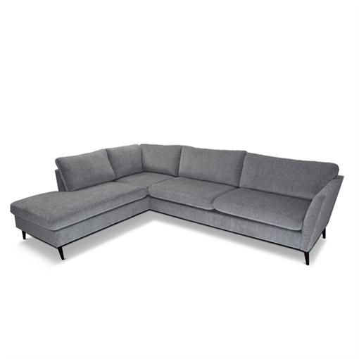 Jakob Mørkegrå Open End Sofa – Elegant og Pladsbesparende
