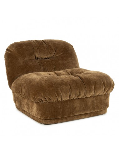Retro Nook Lænestol i Brun Polyester - Komfortabel Design