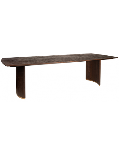 Ostara Metal Mangotræ 240 100 Rustik Brun Antik Guld Ptmd Spisebord