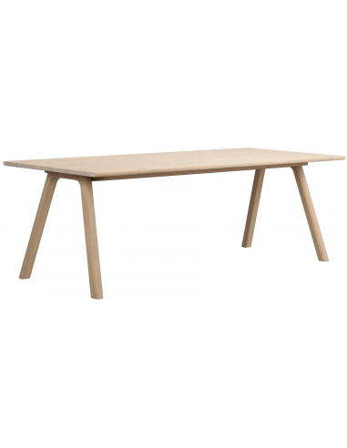 Rowico Clapperton Spisebord i Hvid Egetræ - Stilrent Design