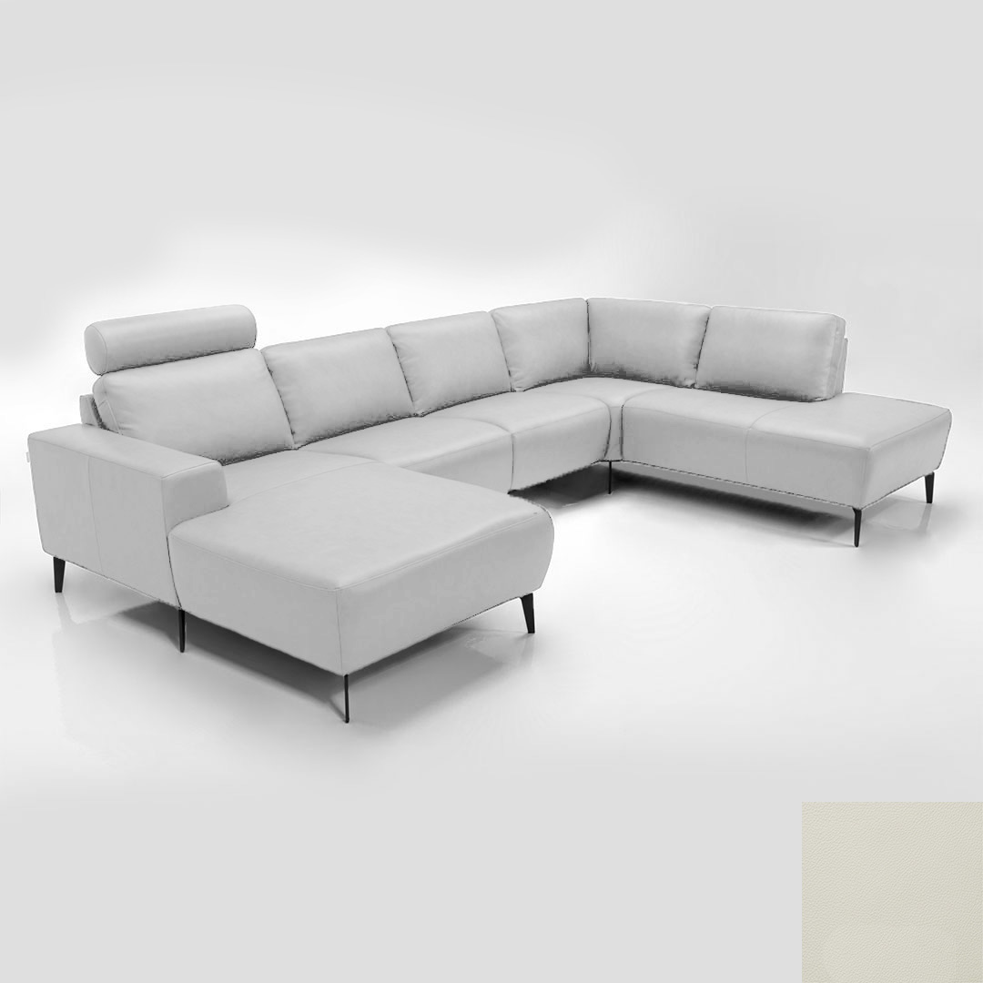 Hvid Napoli Semianilin Læder Semianalin 317 White Hjort Knudsen Sofa